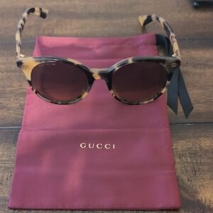 Gucci Leopard Print Sunglasses